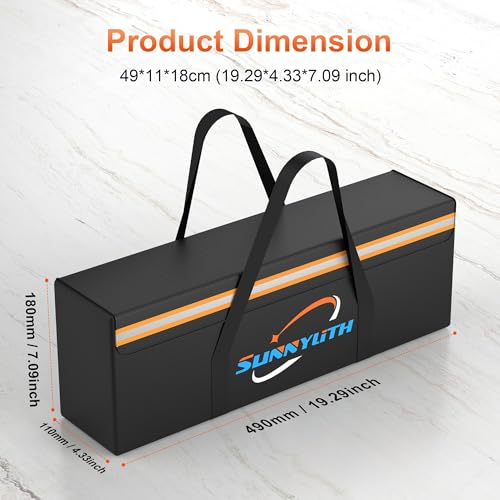 E-Bike Fireproof Battery Safe Bag Explosionproof Waterpprof - Large Capacity Fireproof Lipo Pouch with Double Zipper for Lithium ion EBike Battery Charging & Storage (19.29*4.33*7.09 in) - size: 19.29×4.33×7.09 in