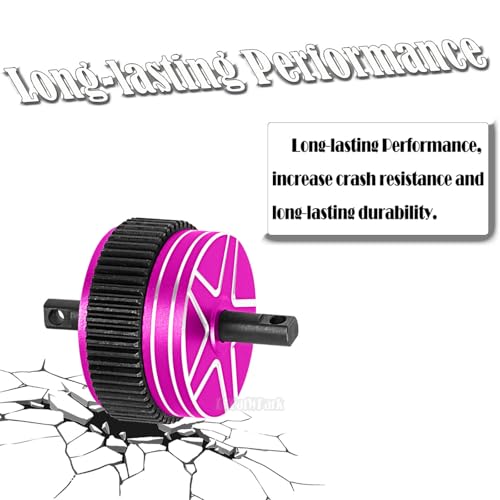 RC Differential Case Upgrades Part for 1/10 Slash 2WD VXL/Stampede 2WD VXL/Rustler 2WD VXL/Bandit 2WD VXL,Planetary Gear Diff Hops up,#2388X,Pink - color: Pink - (Differential Case)