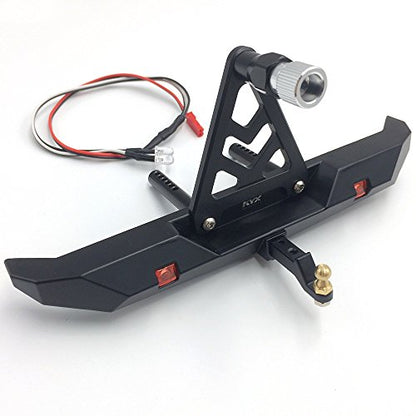 KYX Racing Alloy Rear Bumper w/Spare Tire Rack For 1/10 RC Crawler TRX-4