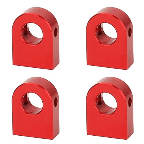 4PCS Body Post Mount CNC Aluminum for Axial SCX10 PRO 1/10 RC Crawler Upgrade,8G (Red) - color: Red