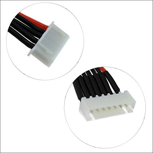 SoloGood 10PCS JST-XH 2S/ 3S/ 4S/ 5S/ 6S Battery Balance Plug Extension Lead 22AWG Silicone Wire Balance Leads Extension Cable for LiPo Batteries Balance Charging(Each Size 2pcs)