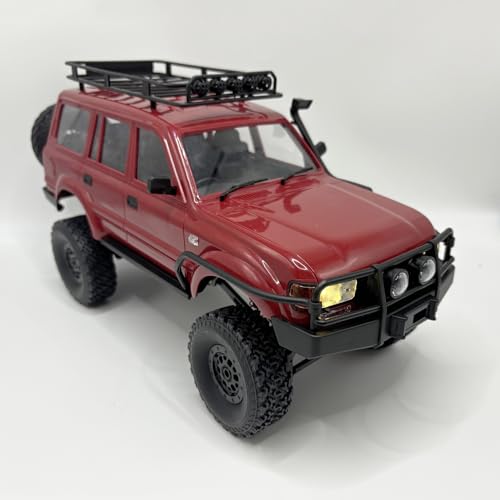 RC Rock Crawler 4x4 RC Truck WPL C54 1/16 RC Crawler RTR | Remote Control Truck Off Road 2.4G All Terrain Proportional Throttle Steering 260 Motor New Chassis and Shock