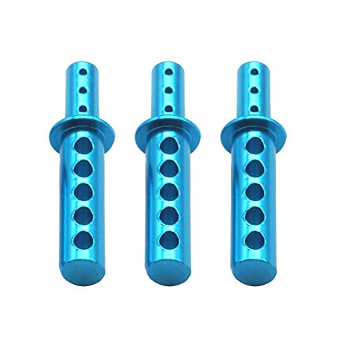 ShareGoo RC Aluminum Body Mount Posts 188037 Compatible with HSP Redcat Volcano S30 Epx/Epx PRO Himoto HPI 1/10 RC Off-Road Car Truck Buggy,Blue