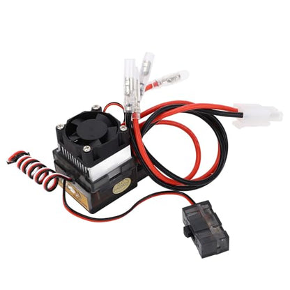 RC Brushed ESC, High Frequency Drive System with Multiple Safety Guard Brushed ESC for RC Car for 380 540 550 Brushed Motor