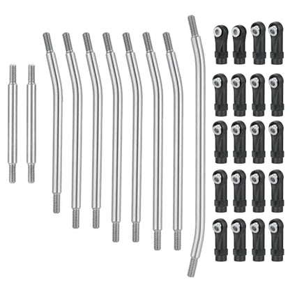 RCHUBAM RC Linkage Kit for Element RC Enduro Trail Truck 1/10 RC Crawler | Stainless Steel Link Rod End Set,High Clearance Suspension Chassis Links Kit
