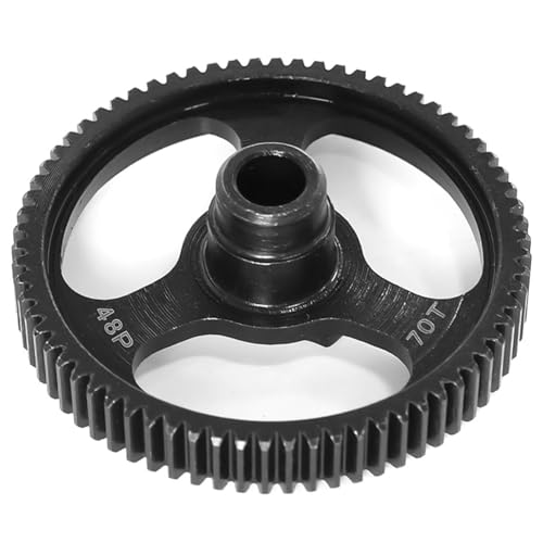 Spur Gear 48T 55T 62T 70T 48P Hardened Steel Gears for Traxxas 1/10 Ford Bronco 4-Tec 2.0/4-TEC 3.0 Upgrade Parts (70T) - size: 70T
