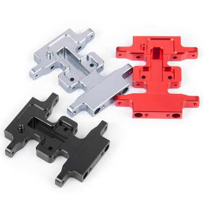 1/24 Skid Plate Transmission Mount for 1/24 RC Crawler Axial SCX24 All Series (Black)