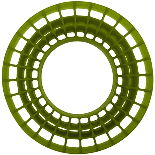 4Pcs Vgoohobby Silicone Rubber Insert Foam 1.9 Tire Inserts Foam Fit for 1.9 Crawler Tires Compatible with SCX10 TRX4 1/10 RC Crawler Car (Green) - color: Green