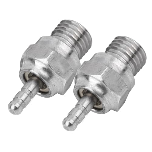 2Pcs Hot Glow Plug, Silver N4 Spark Nitro Engine Parts Replace N4 Spark Medium Hot Nitro Engine Parts for Redcat HPI HSP Oil Powered Model Car RC Accessories with 2 Gasket