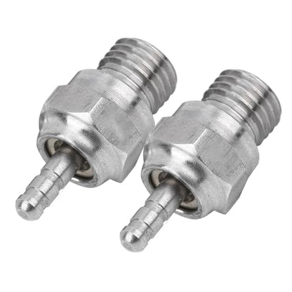 2Pcs Hot Glow Plug, Silver N4 Spark Nitro Engine Parts Replace N4 Spark Medium Hot Nitro Engine Parts for Redcat HPI HSP Oil Powered Model Car RC Accessories with 2 Gasket