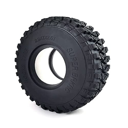 RCLIONS 4PCS 2.9inch Tires RC Wheels Tyre with Foam Insert for Axail SCX6 1/6th RC Crawler Car