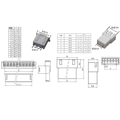 10 Pairs JST XH Connectors Kit XH 2.54mm 4 Pin Male and Female Connector Socket Plug with 10cm 22 AWG Soft Silicone Cable Wires