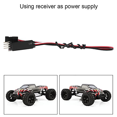 Pilipane 3 Channel Light Control System and Remote Control Car Light Switch, RC Car LED Lamp Control Panel, Boost Regulator for RC Lights