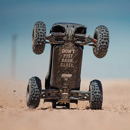 ARRMA RC Truck Outcast 4X4 8S BLX 1/5 Stunt Truck Black RTR(Transmitter and Receiver Included, Battery and Charger Not Included) ARA5810V2T1