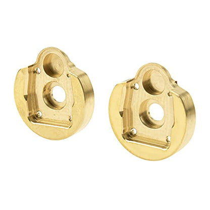 2Pcs ShareGoo Brass Portal Knuckle Steering Portal Axle Cap Drive Housing Compatible with Axial SCX10-III AXI03007 Capra 1.9 UTB AXI03004 1/10 RC Crawler Car