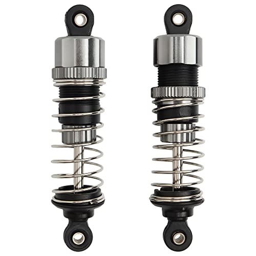 2 Pieces M16100A RC Aluminum Capped Shocks Absorber Assembly Spare Parts for 1:16 16889 16890 16890A 16889A HM161 RC Trucks - color: 2 Pcs