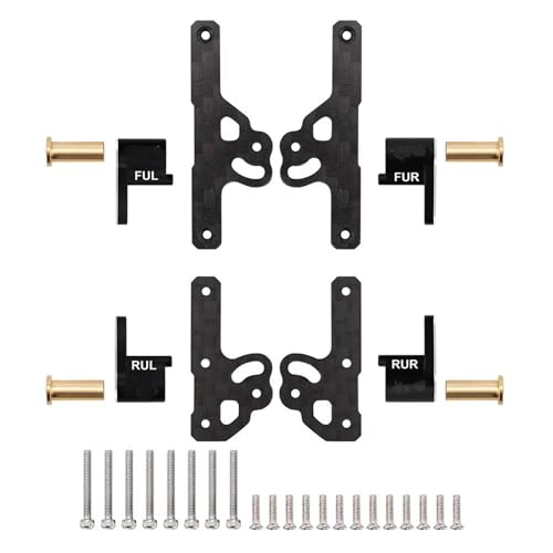 RC Cars Crawler Parts Compatible with SCX24 CNC Aluminum Shock for Flex Blades 1/24 RC Crawler Upgrade Parts Accessories