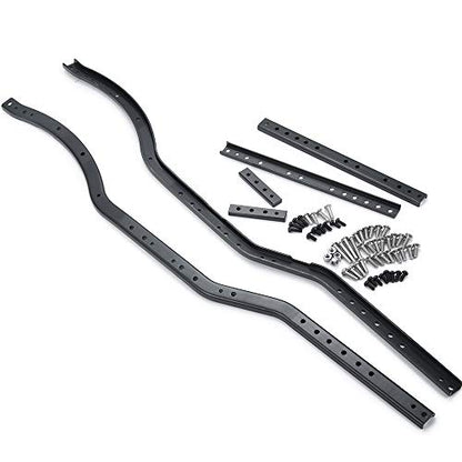 RC-Hub Metal RC Frame Rails Chassis Frame Beam for 1/10 Axial SCX10 RC Crawler Car Truck