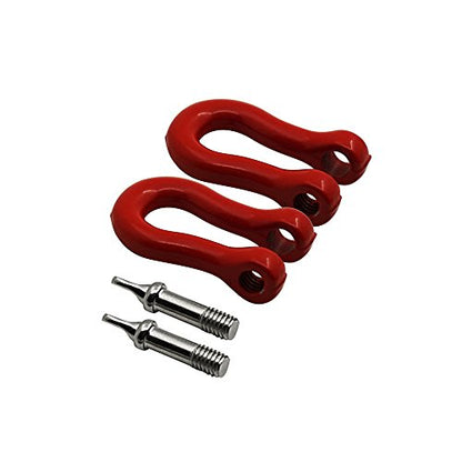 4PCS Metal Trailer Tow Hook Hooks Shackles Accessories | For 1/10 Scale Axial SCX10 TRX4 D90, RC Crawler Car