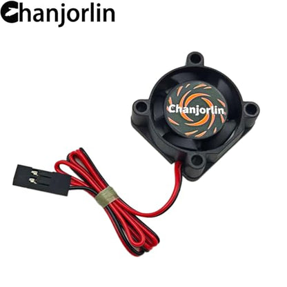2Pack RC Car Motor Cooling Fan 25mm 30mm 40mm 50mm High Speed Heatsink 28000RPM ESC Fans for 1/8 1/7 1/10 1/12 Scale Truck Off Road Crawler Car Boat 540 550 Brushless Brushed Motors (25mm) - size: 25mm