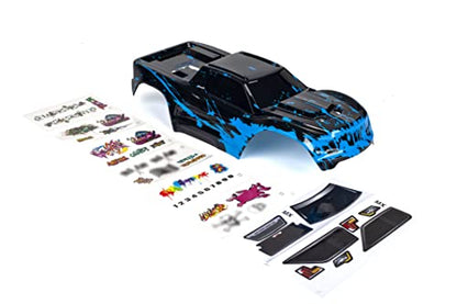 Custom Body Muddy Blue Style Compatible for V1 Traxxas Maxx 1/10 4X4 4WD Truck Shell Cover(Truck not Included) MX-MBL-01
