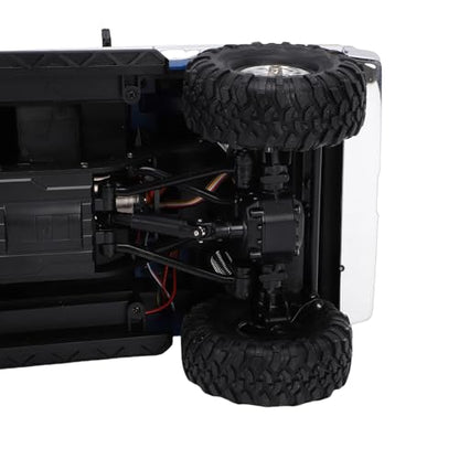 1/16 RC Truck, 2.4G Remote Control Off Road Crawler Toy with System and Shock Absorption, for Boys Kids Adults Birthday (Blue) - color: Blue