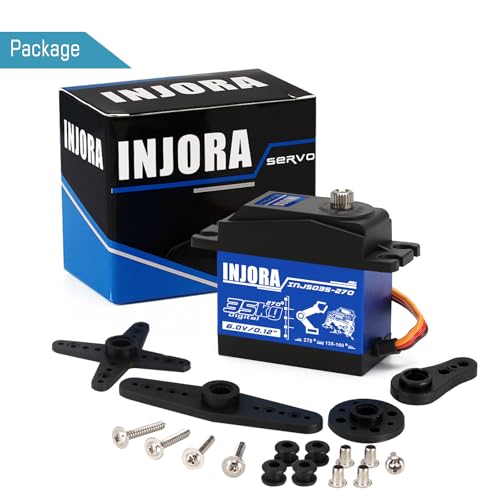 INJORA 35KG High Torque Servo for RC Car Models (Control Angle 270°) - size: 35kg（270°）