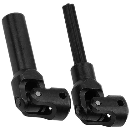 2Pcs Vgoohobby Universal Drive Shaft RC Crawler Driveshaft Compatible with Traxxas TRX4 Axial SCX10 AXI03007 Redcat Gen7 RC4WD D90 TF2 1/10 RC Crawler Car (Black,84-102mm) - color: Black, size: 84-102mm