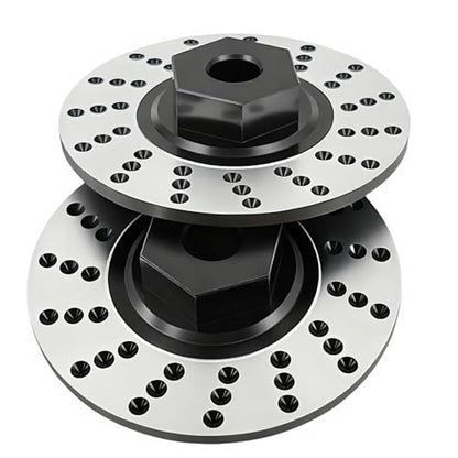 4PCS Aluminum Brake Disc Caliper Set for 1/10 4-Tec Ford Mustang RWD RC Car | On-Road Drift,8367 8356,Scale Detail,CNC Machined,High Strength,Precision Fit,Wear Resistant,Durable,RC Upgrade Parts