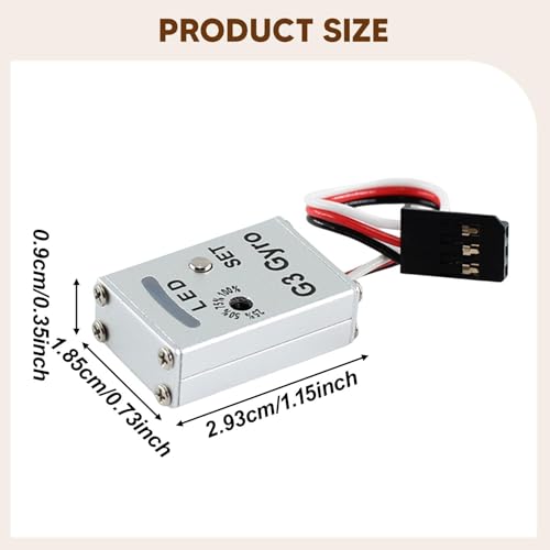 RC Car Gyroscope Sensitivity Adjustable Easy Installation Premium Professional