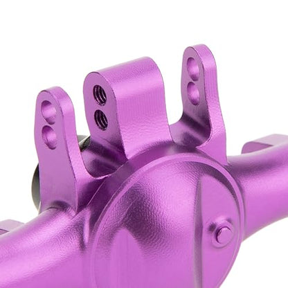MEUS RACING 5mm ISO V2 TRX4M Axles with Adjustable Servo Mount for TRAXXAS 1/18 TRX4M RC Crawler (Purple) - color: Purple