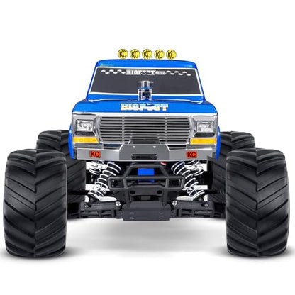 4PCS RC Monster Truck Tires and Hard Plastic Wheels Rims 12mm Hex Rubber Buggy Off Road Tyres with Foam for 1:10 Scale Truck Car Traxxas VXL 2WD Hoss 4x4 HSP HPI Tamiya Kyosho (Black) - color: Black