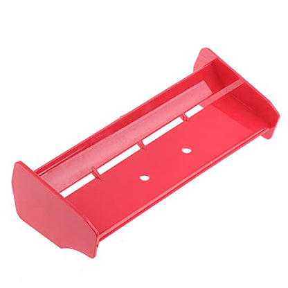 1:10 Scale RC Plastic Rear Spoiler Tail Wing for 1/10 Scale RC Racing Car Off-Road Buggy Truck Accessories for HPI KYOSHO HSP 94106 94107 94166 06021 (Red) - color: Red