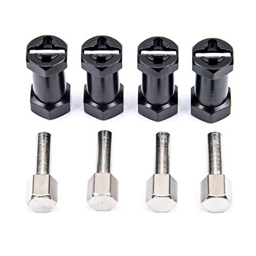 12mm Wheel Hub Hex Spacer 25mm Offset Extension Drive Adapter | For 1/10 Traxxas Rustler Axial SCX10 ii Wraith Gen7 Gen8 D90 - style: 25mm