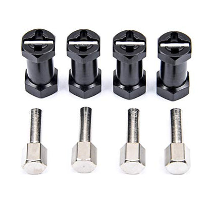 12mm Wheel Hub Hex Spacer 25mm Offset Extension Drive Adapter | For 1/10 Traxxas Rustler Axial SCX10 ii Wraith Gen7 Gen8 D90 - style: 25mm