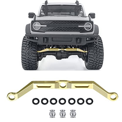 SWX Heavy Weight Brass Steering Link Linkage Set for TRX4M 1/18 RC Crawler Car Upgrade Parts