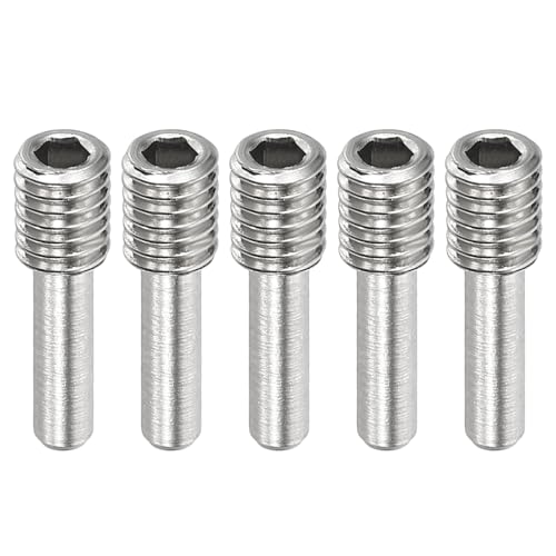 MECCANIXITY 5 Pack Driveshaft Screw Pins, M4x14x5mm Universal Stainless Steel Drive Shaft Screw Pins, RC Car Repair Parts for Electric Car/Truck Replacement - size: M4x14x5mm