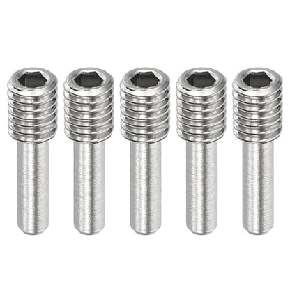 MECCANIXITY 5 Pack Driveshaft Screw Pins, M4x14x5mm Universal Stainless Steel Drive Shaft Screw Pins, RC Car Repair Parts for Electric Car/Truck Replacement - size: M4x14x5mm