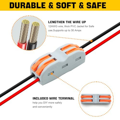Battery Adapter Compatible with DeWalt 20V, Drill Batteries Converter for RC Car Toys, Rc Trucks, Robotics, Mods, Adapters Conversion Upgrade Kit DIY Tools Accessories with Switch 30A Fuse 12AWG Wire - color: Yellow