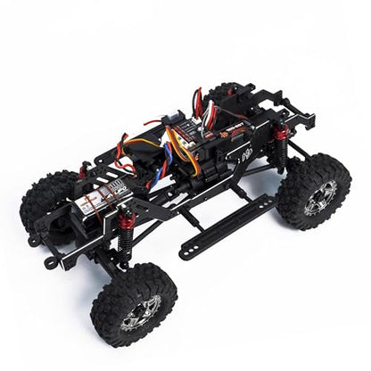 HOBBYPLUS CR18P EVO 2 Rock RC Crawler - 1/18 Scale Mini RC Crawler with Two-Speed Transmission, All-Metal Gears, Evolved EVO Platform, Ready-to-Run, Distinctive Styling Convoy Medium Olive Green