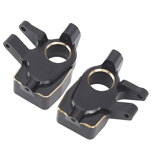 2 Pcs 1/10 RC Crawler Car Front Portal Axles Steering Knuckles for Axial Capra SCX10 III