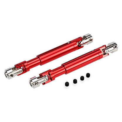 Metal CVD Universal Drive Shaft 106-138MM for 1/10 RC Crawler Cars - 2Pc Set