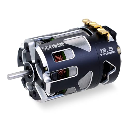 Surpass Hobby 540 V5R Sensored Brushless Motor,3880KV Competition Level Motor with Shaft 3.175 Use for 1:10 RC Car (13.5T) - style: Outlaw 13.5T