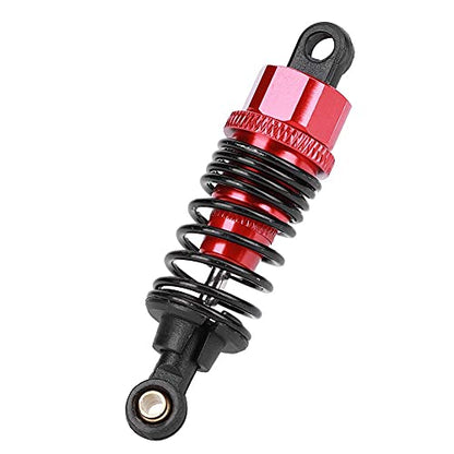Shock Struts Damper, 2 Pcs Front Rear Shocks Damping Metal RC Car Upgrades Part Absorbers Oil Damper for 1/10 Flat RC Racing Car (60MM) - size: 60MM