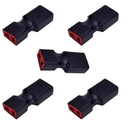 5pcs XT60 Male Connector to T-Plug Female Connector Adapter for RC Car Plane Lipo Battery ESC (Male XT60 to Female T-Plug) - size: XT60 Male to T Plug Female