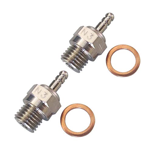 Glow Plug Ignitor Igniter Nitro Engine Starter Tool & Spark Glow Plug No.3 N3 Hot 70117