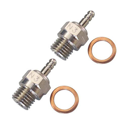Glow Plug Ignitor Igniter Nitro Engine Starter Tool & Spark Glow Plug No.3 N3 Hot 70117