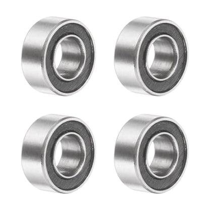 uxcell 4Pcs SMR63-2RS Deep Groove Ball Bearings, 3x6x2.5mm 440C Stainless Steel Double Shielded Bearings, ABEC 5 - size: 3x6x2.5mm