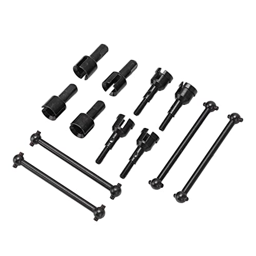 RC Dog Bone Drive Shaft,RC Dogbone Adapter Diff Cup Joint Axle as RC Car Truck Parts Replacement for A949 A959 A969 A979 (Black)