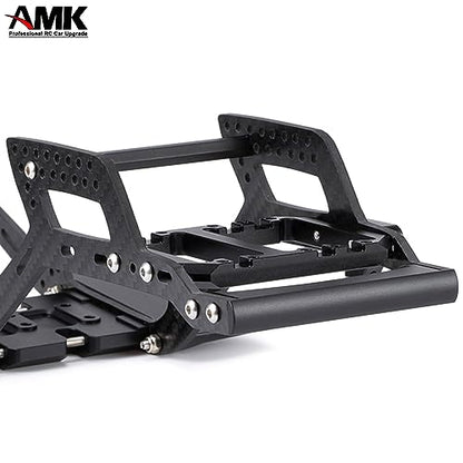 AMK Aluminum Alloy SCX10 II Servo Mounting Bracket LCG Frame Bumper Mount for Axial SCX10 Upgrades Element Enduro(Servo Mount) - color: Servo Mount